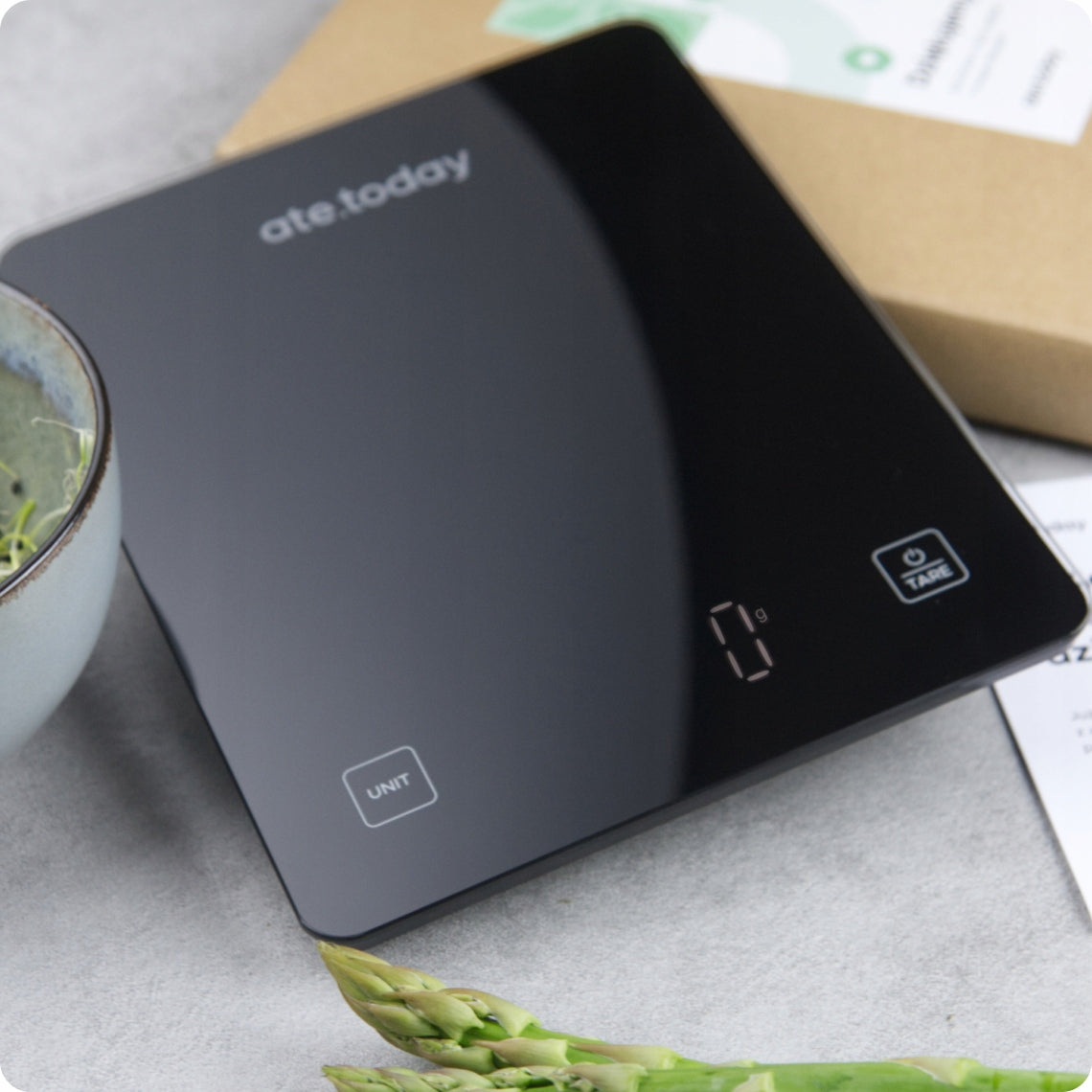 Kitchen scale for diabetics with Polish app: carbohydrates, insulin, WARRANTY EAN (GTIN) 5903853210600