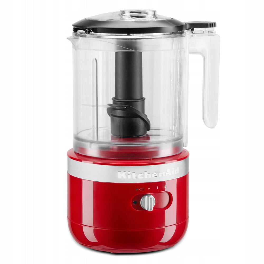 KitchenAid 5KFCB519EER, kuchyňský robot, červený