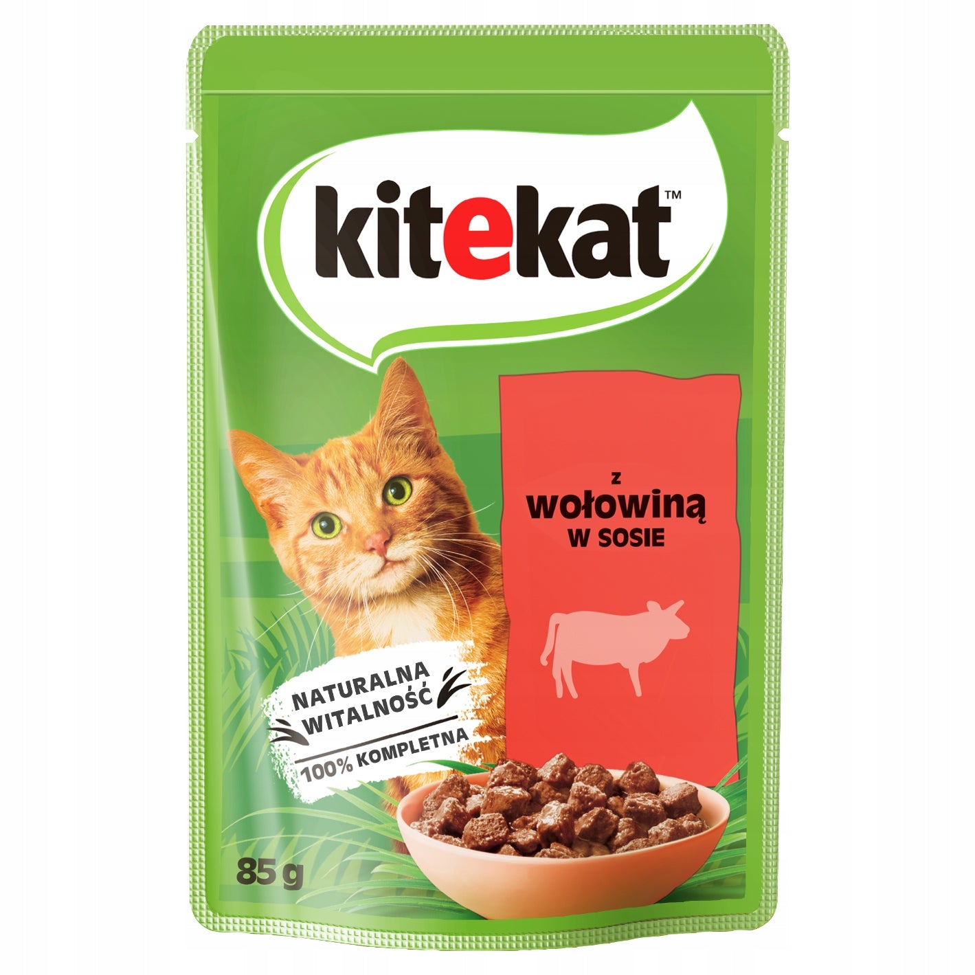 Kitekat wet food beef in sauce 85 g