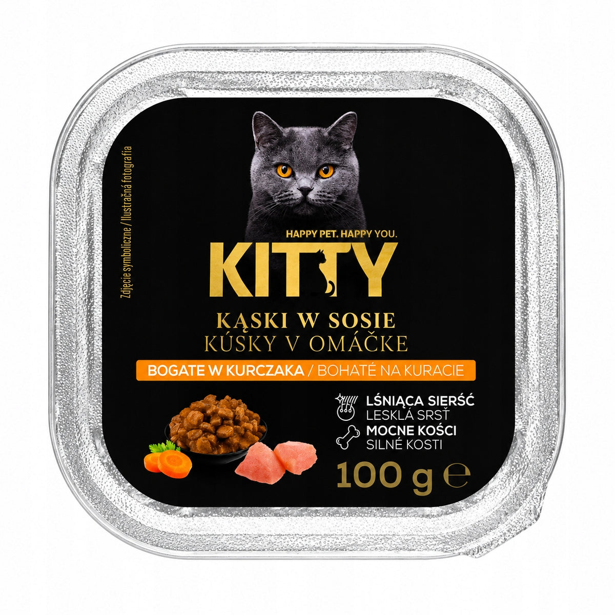 Kitty morsels in chicken-rich sauce 100gr
