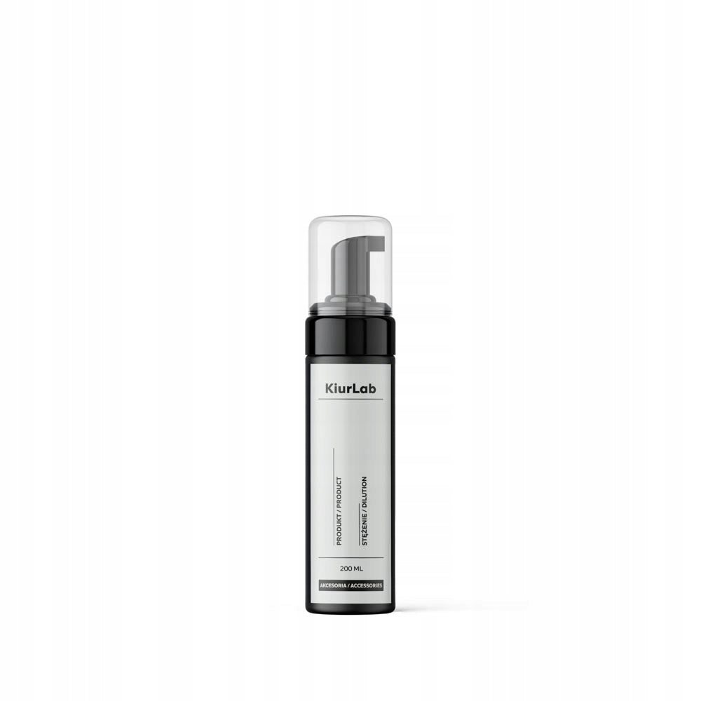 Kiurlab 200ml bottle with foam applicator - empty bottle with foamer