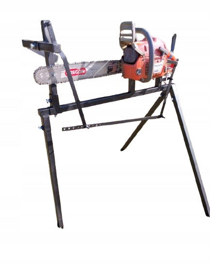 Kiwi stand for self-cutting wood with a chainsaw