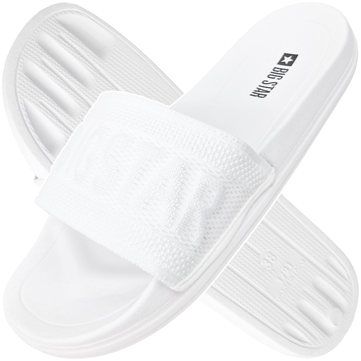 Lauko šlepetės moterims Big Star 12075-21, baltos