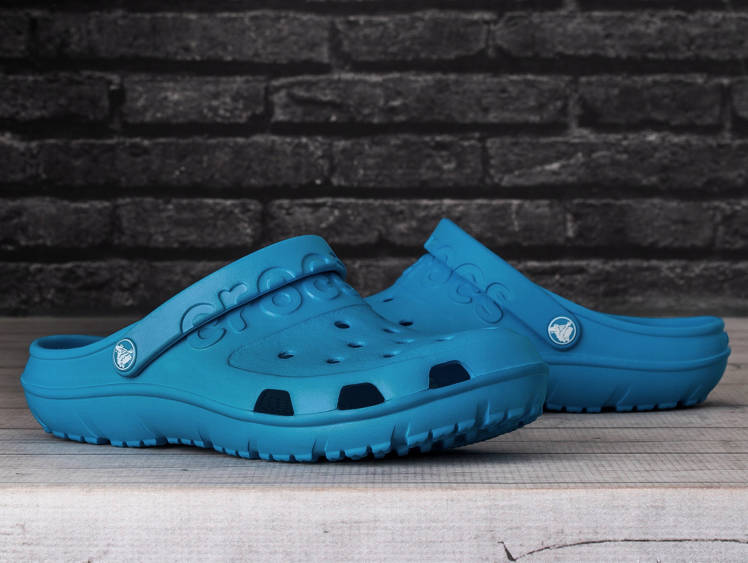 Crocs™ Damen-Flip-Flops Classic, Blau 