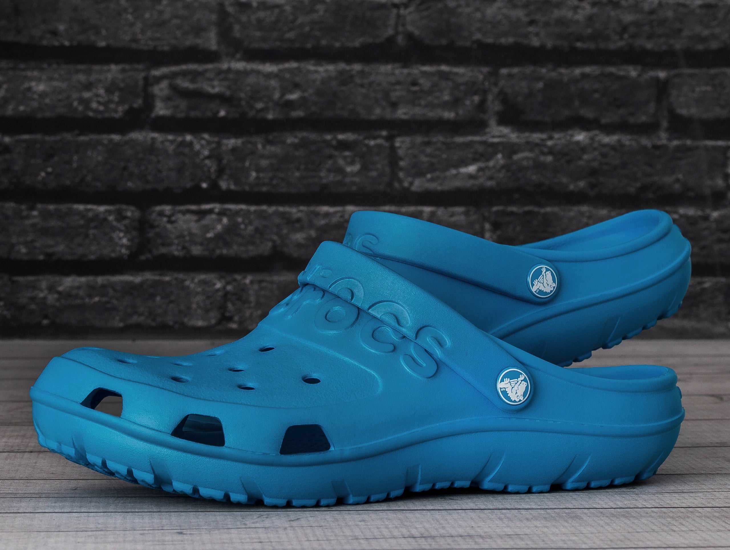 Crocs™ Damen-Flip-Flops Classic, Blau 