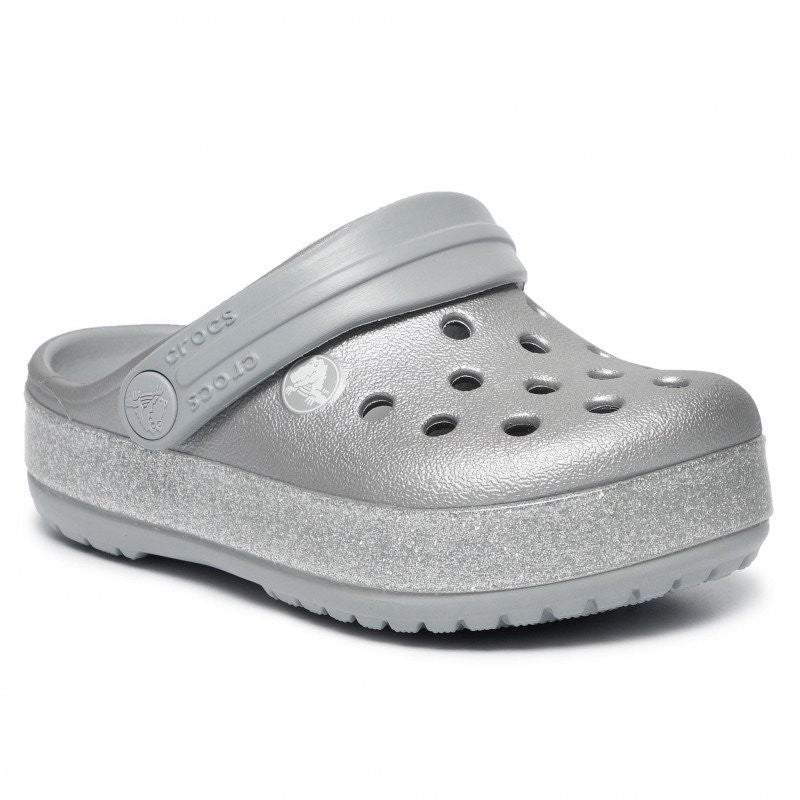 Crocs™ Crocband Glitter Clog Kinderhausschuhe 