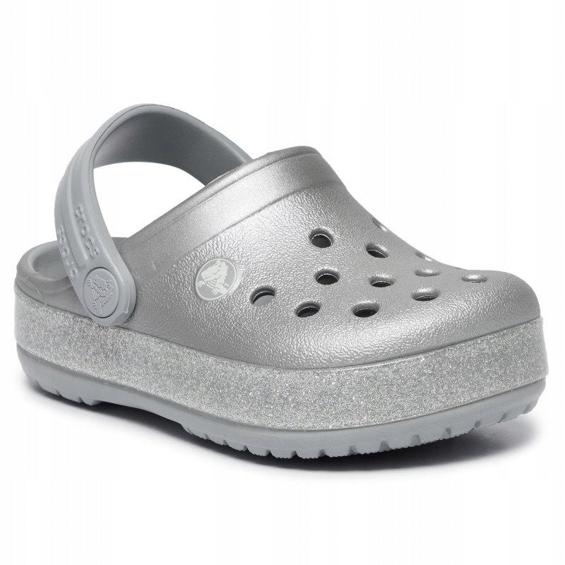 Crocs™ Crocband Glitter Clog Kinderhausschuhe 