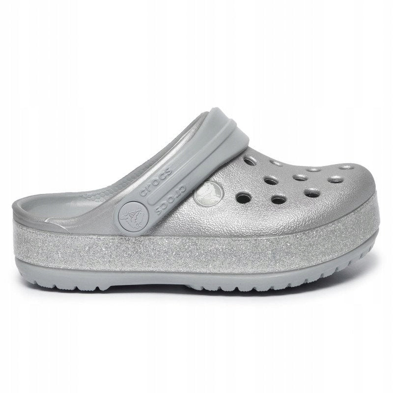 Crocs™ Crocband Glitter Clog Kinderhausschuhe 
