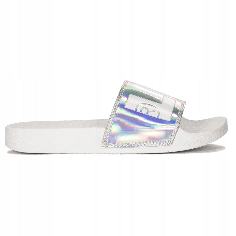 Levi's moteriškos šlepetės June BATWING S, sidabrinės spalvos