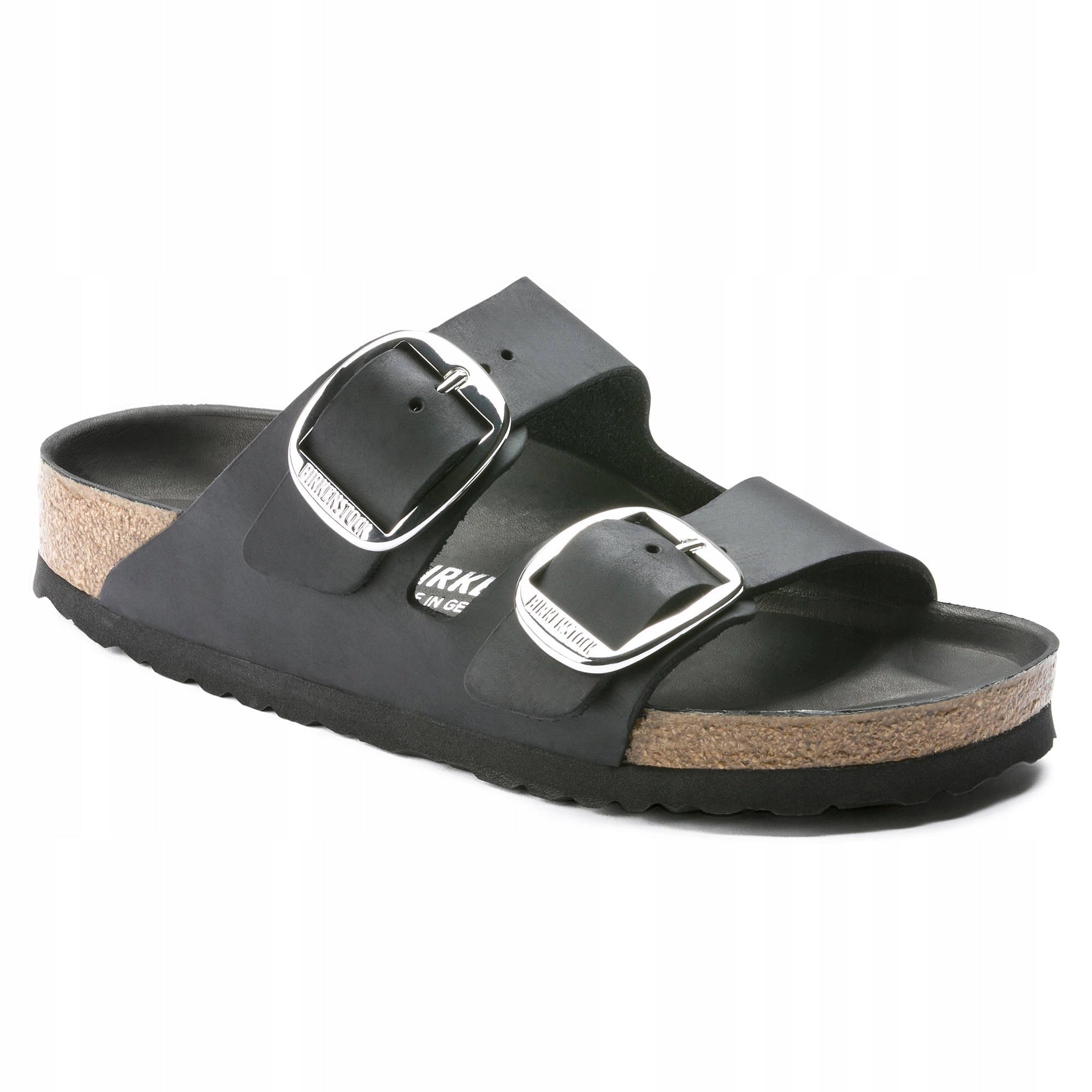 Šlepetės moterims Birkenstock Arizona Big Buckle, juodos