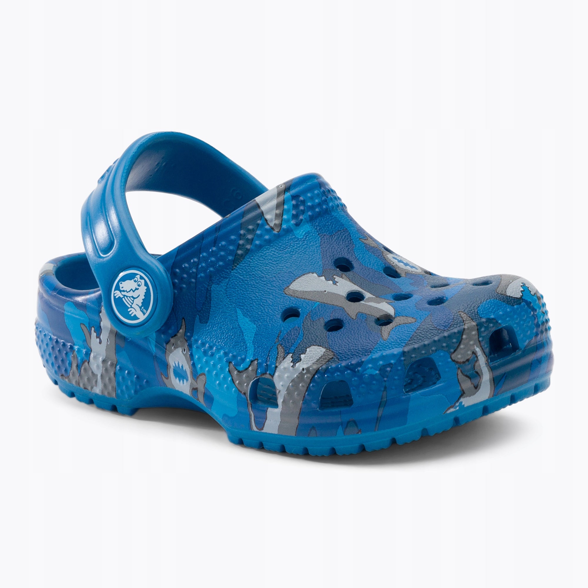 Gummi-Clogs für Kinder Crocs™ Classic Shark Clog PS 