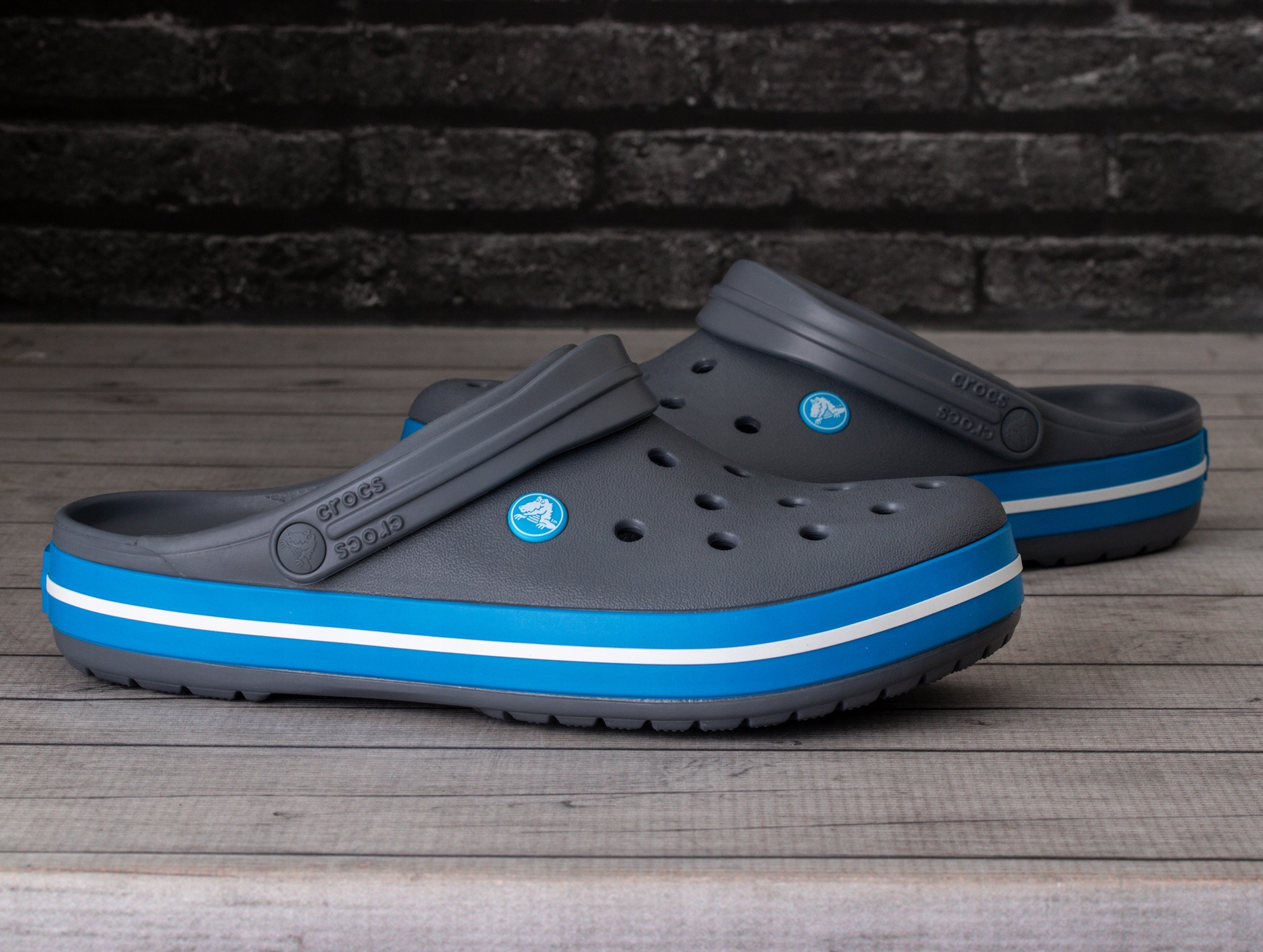 Crocs™ vyriškos šlepetės Crocband, pilkos