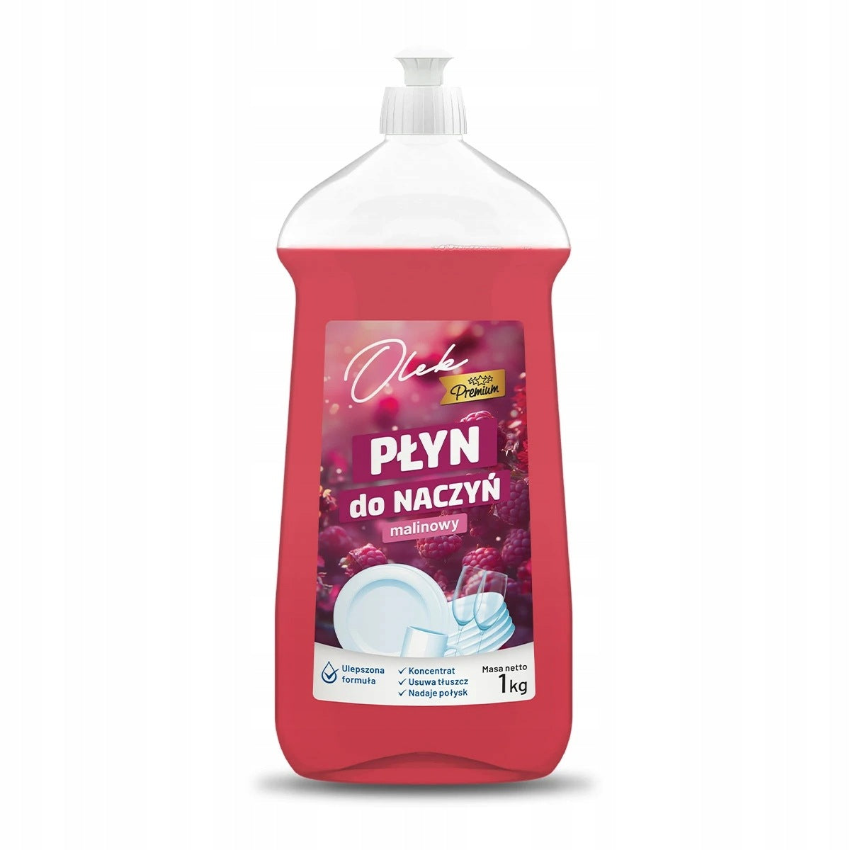 Klarchem Olek Raspberry Dish Soap 1L