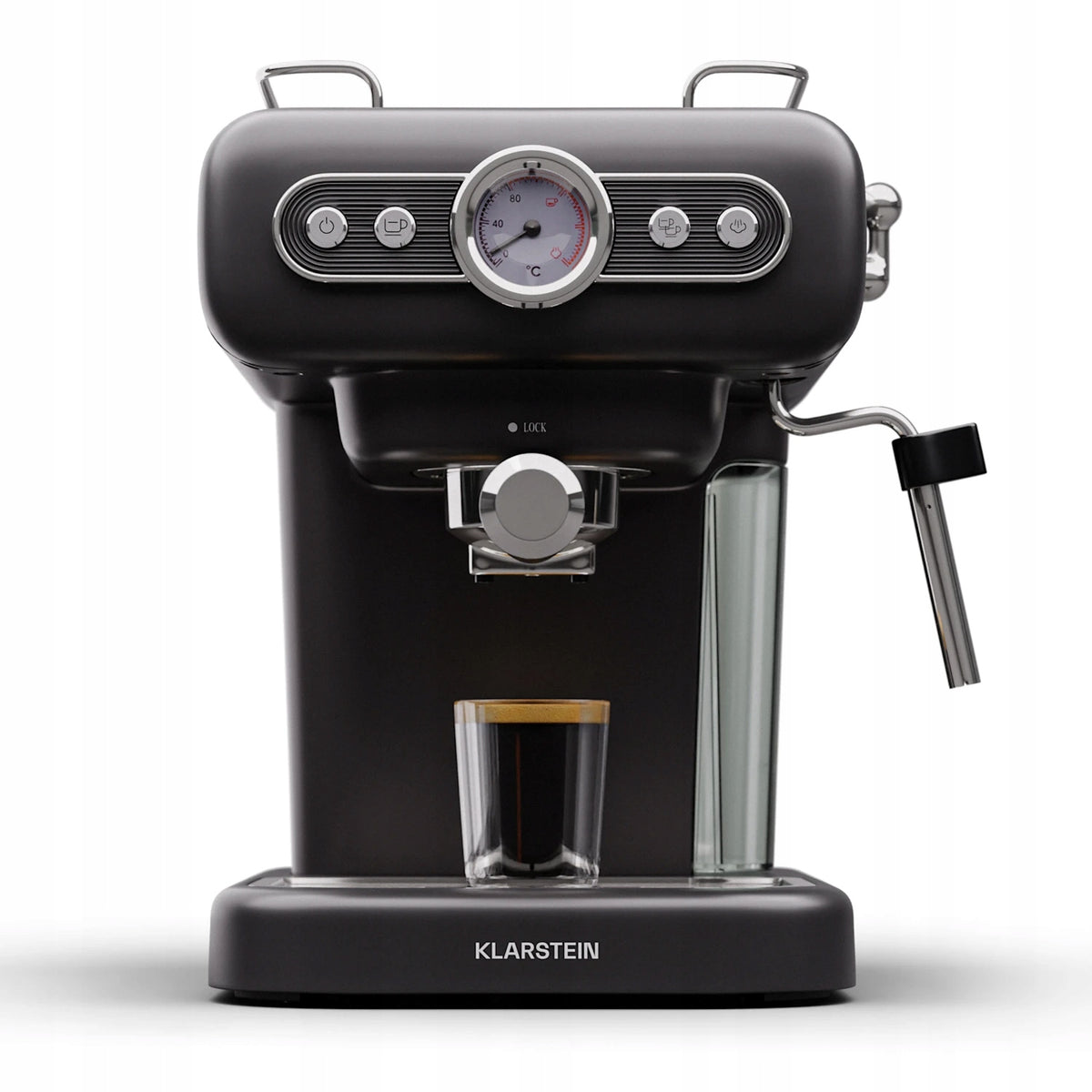 Klarstein 950W Espresso machine 19 bar 1.2L 2 cups