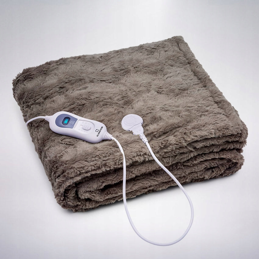 Klarstein Dr. Watson Electric Blanket 120W 180x130cm Soft Fur G1042