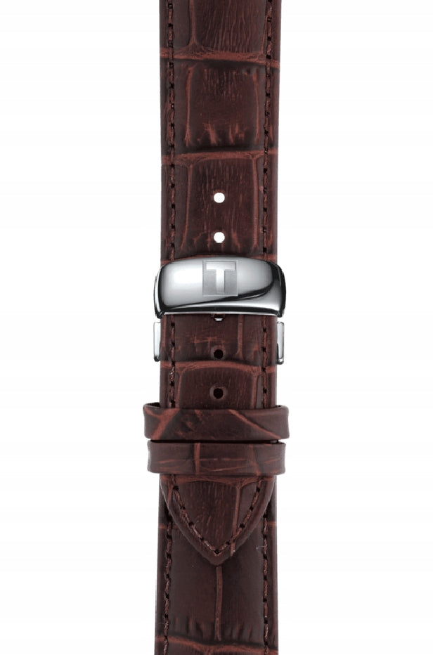 Tissot Damenuhr T-Classic T-Tradition T063.610.16.037.00, Farbe Braun/Silber 