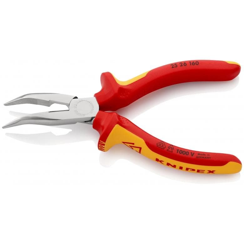 Klieste KNIPEX 25 26 160, 160mm,polgulate, zahnute, radio., CrV, VDE 1000V Brand Knipex