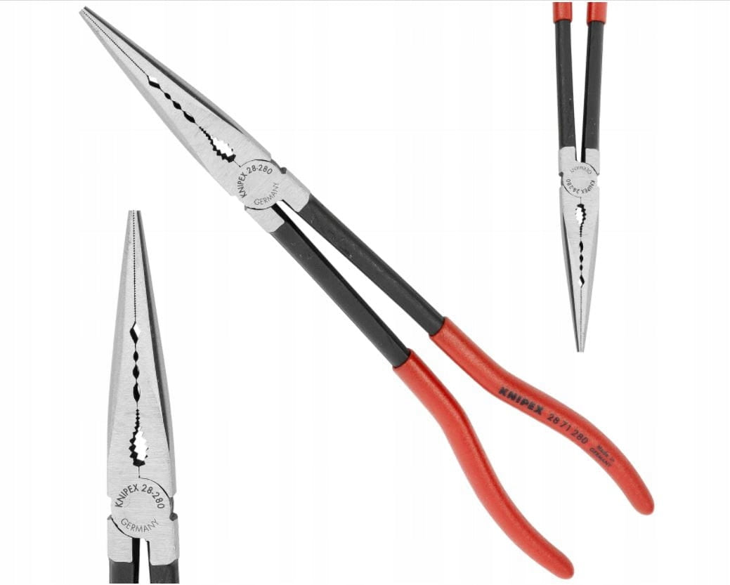 Klieste KNIPEX 28 71 280, 280mm, polgulate, rovne, dlhe, montazne Brand Knipex