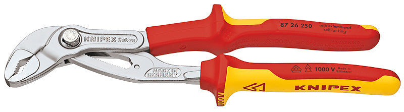 Kliešte KNIPEX 87 26 250, 250 mm, 2", Cobra, CrV, VDE 1000V Kind adjustable pliers