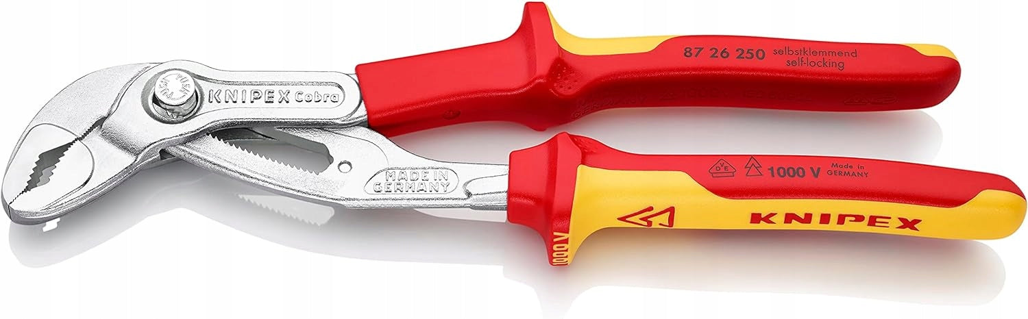 Kliešte KNIPEX 87 26 250, 250 mm, 2", Cobra, CrV, VDE 1000V