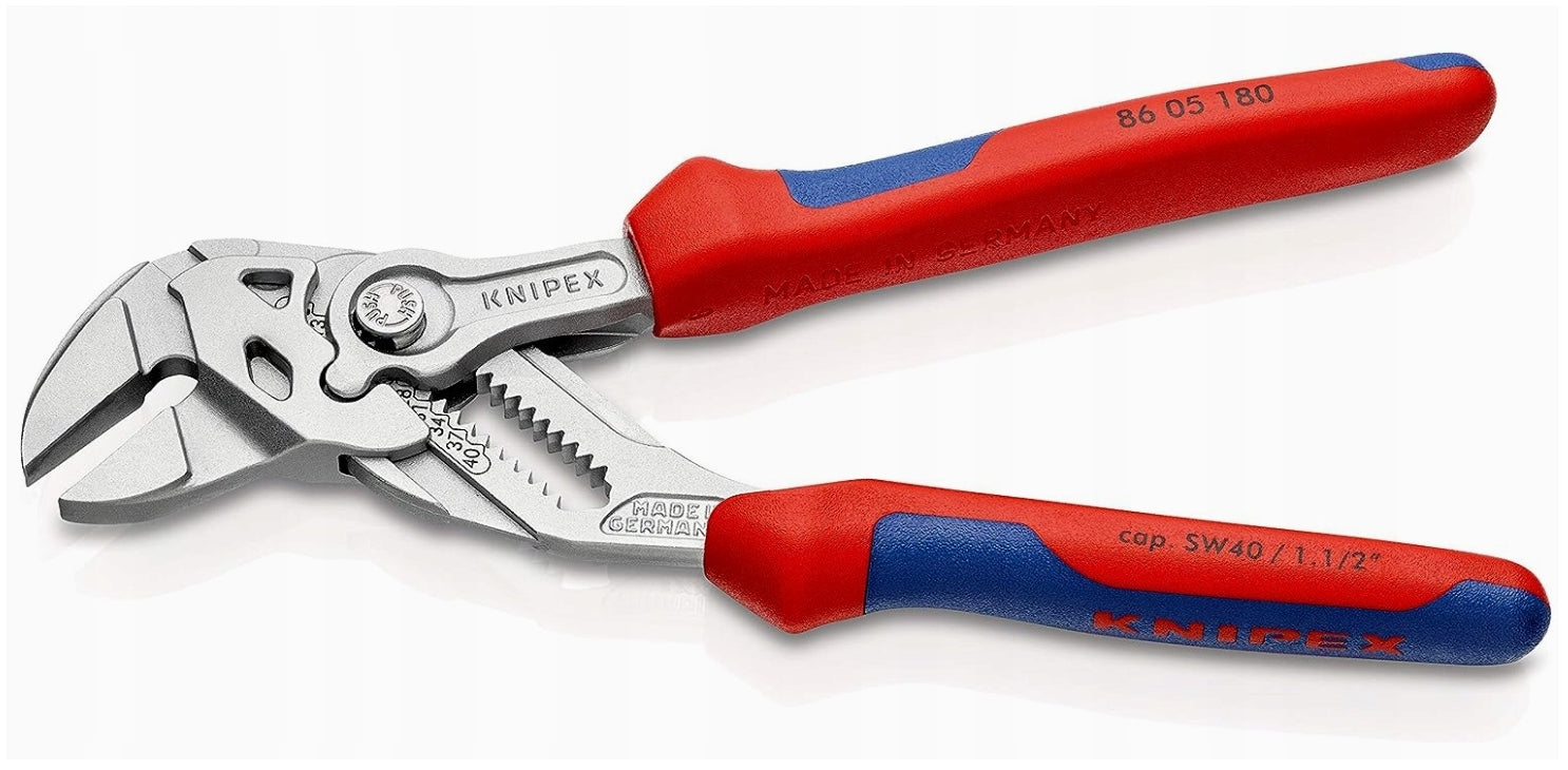 Kliestovy kluc KNIPEX 86 05 180, 180 mm, 1 1/2", CrV Brand Knipex