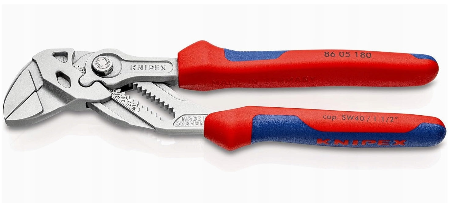 Kliestovy kluc KNIPEX 86 05 180, 180 mm, 1 1/2", CrV