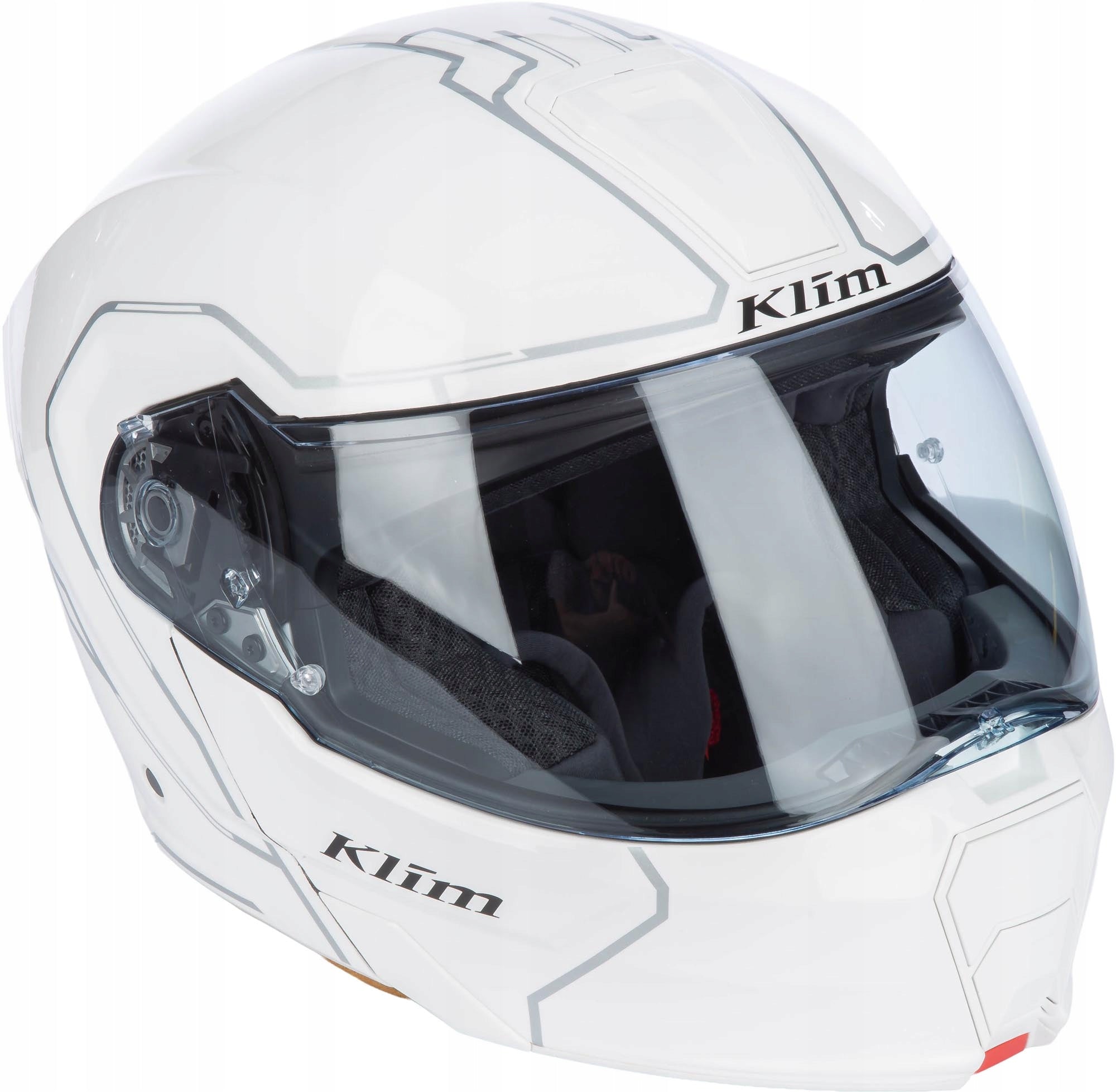 Klim Gt1 Expedition SM Gloss White helmet Size M