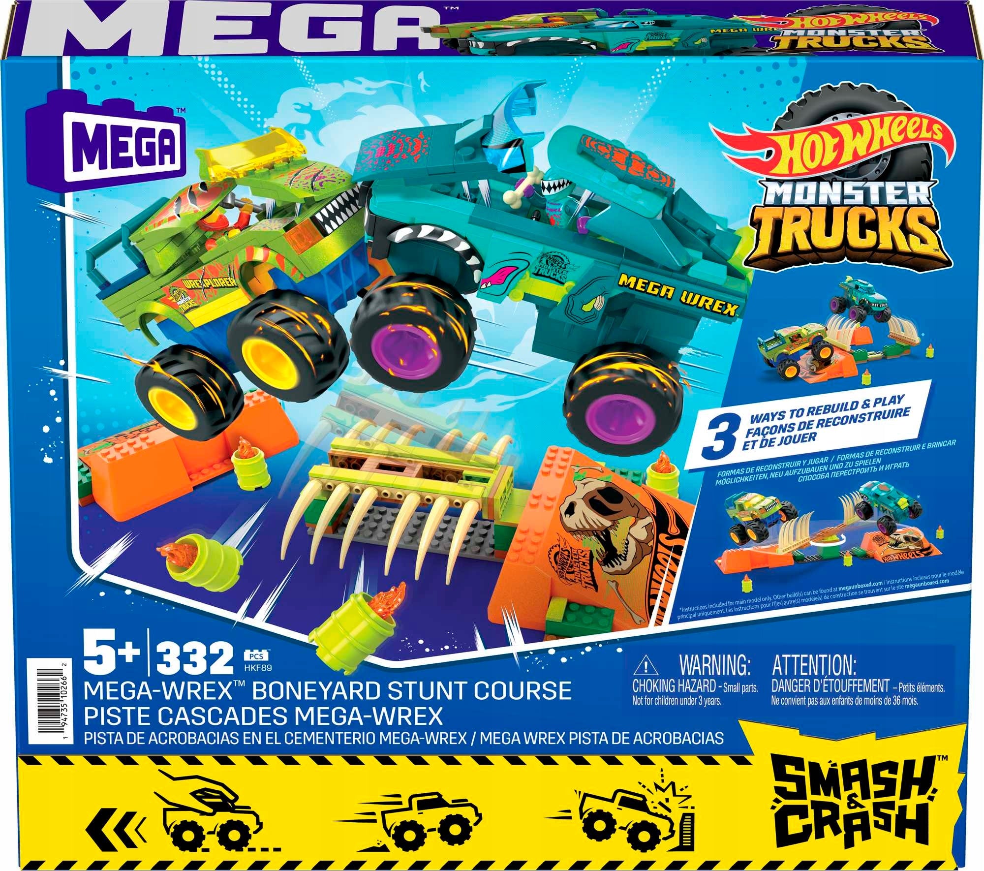 Bausatz Hot Wheels Mega-wrex Mega Bloks 