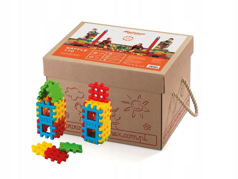 Statybiniai blokeliai Marioinex Waffle Mix, 170 det.