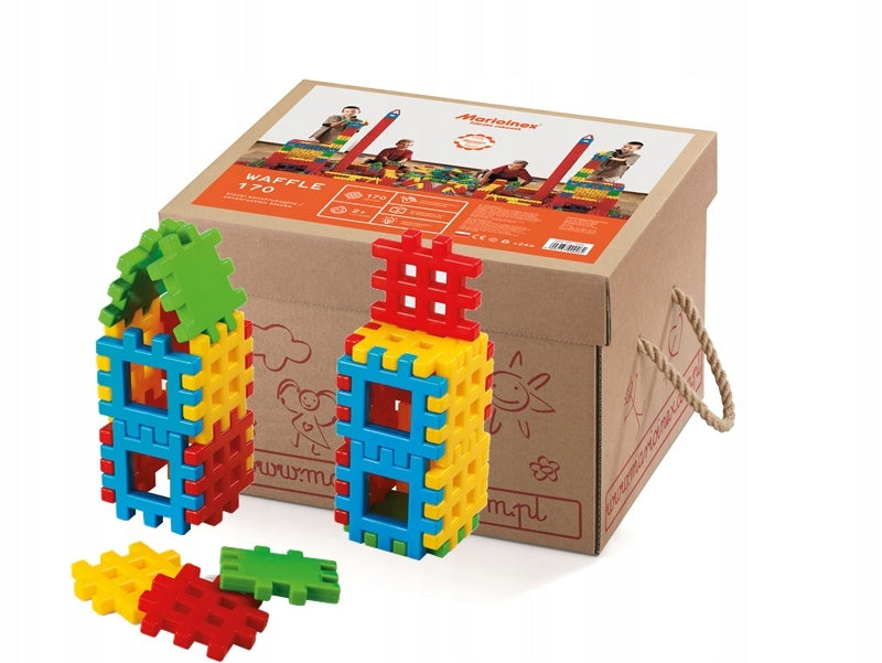 Statybiniai blokeliai Marioinex Waffle Mix, 170 det.