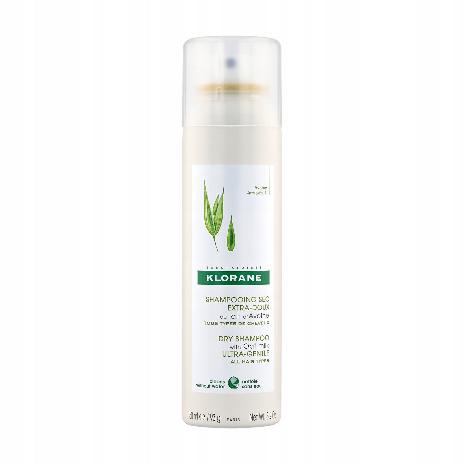 Trockenshampoo mit Hafermilch Klorane Gentle 150 ml 
