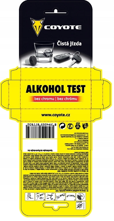 Kltools Alcohol tester - detection tube, disposable - COYOTE