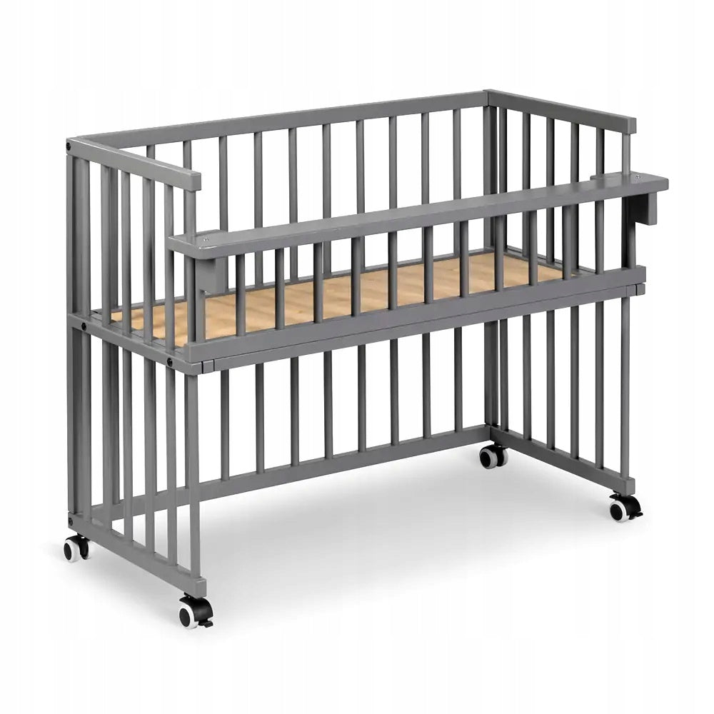 Kinderbett Piccolino, 90x40 cm, grau 