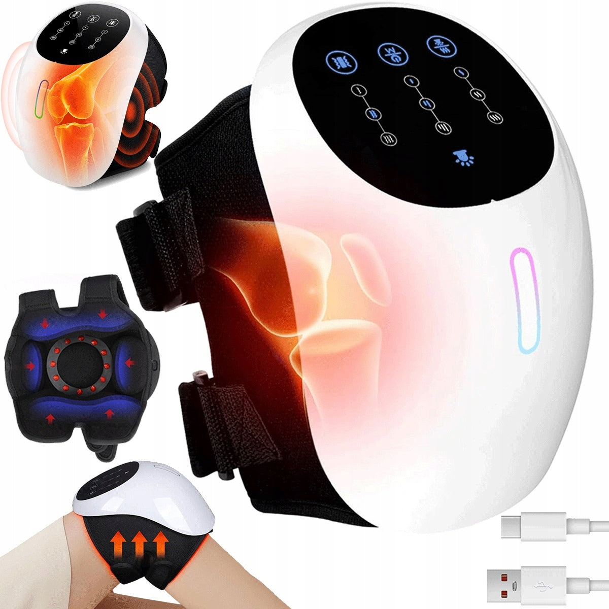 Knee Massager Electric Massager Wireless Vibration With Heating