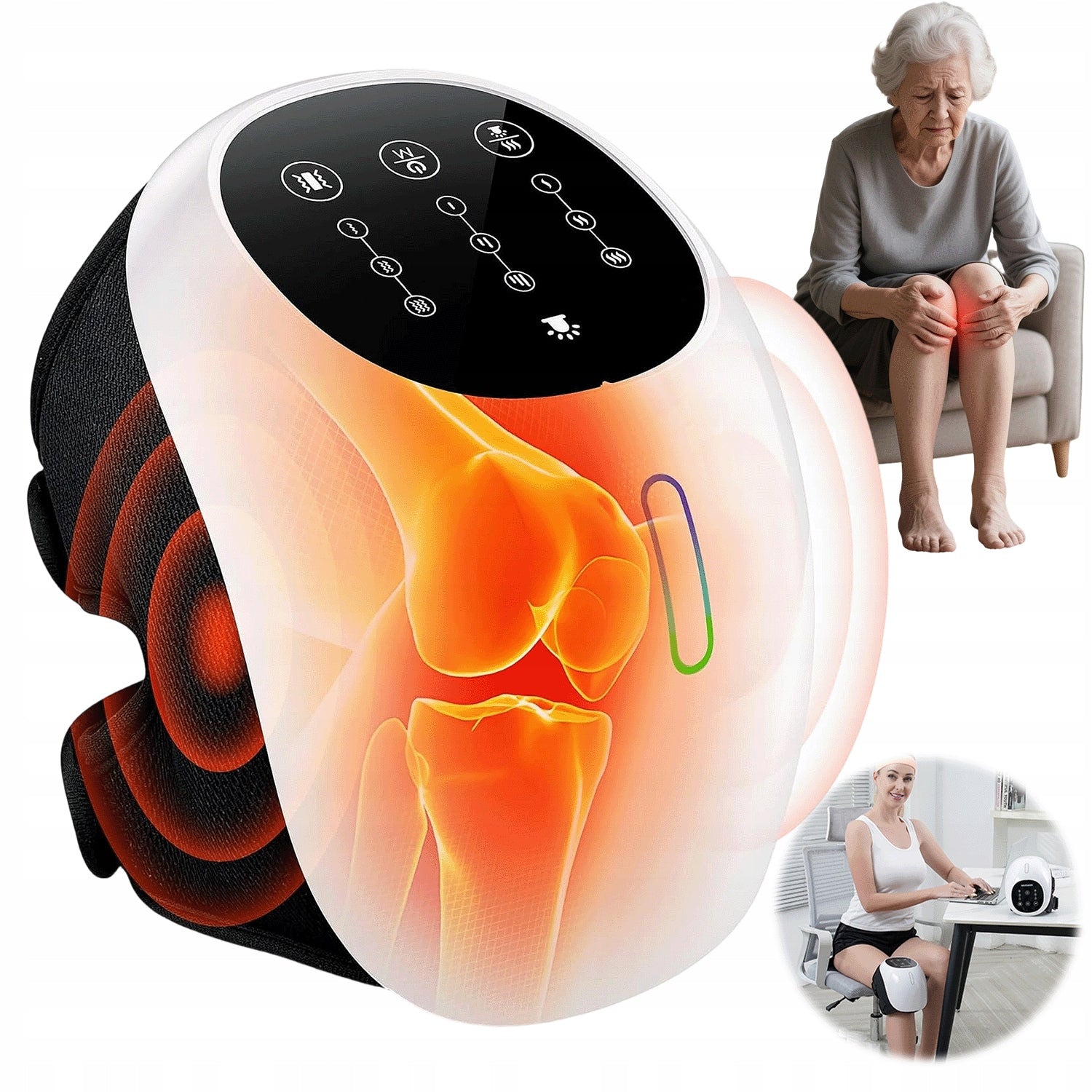 Knee Massager With Red Light Therapy As Birthday Gift
