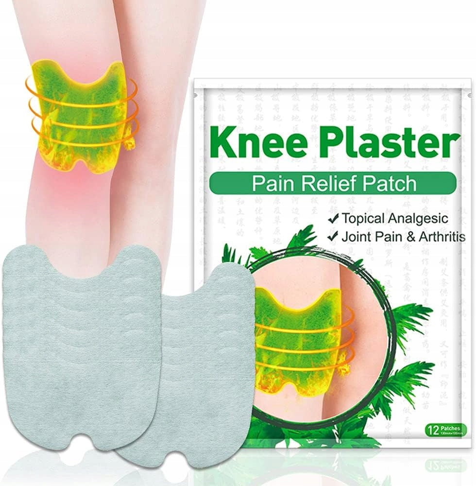 Knee patches Analgesic with WORMWOOD Sumifun 12 pieces.