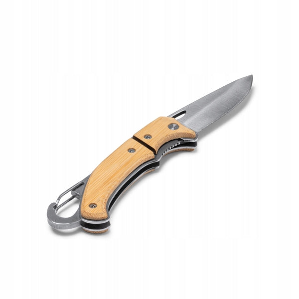 Knife pocket knife folding tourist steel carabiner lock for bambo expeditions
