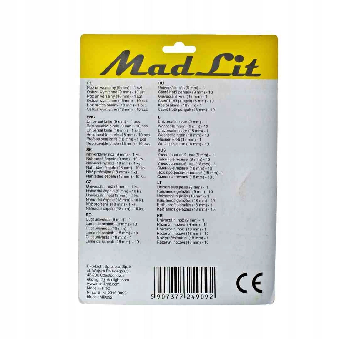 Knife tool set Mad-Lit 33 el. EAN (GTIN) 5907377249092