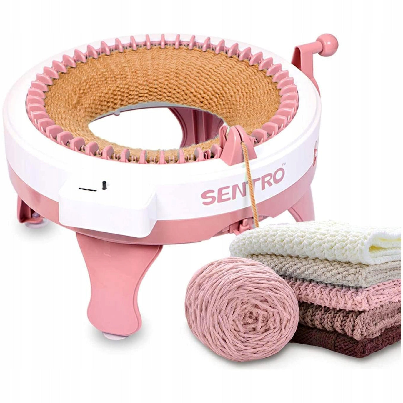 Knitting machine for knitting weaving spindle 48 needles Material synthetic material