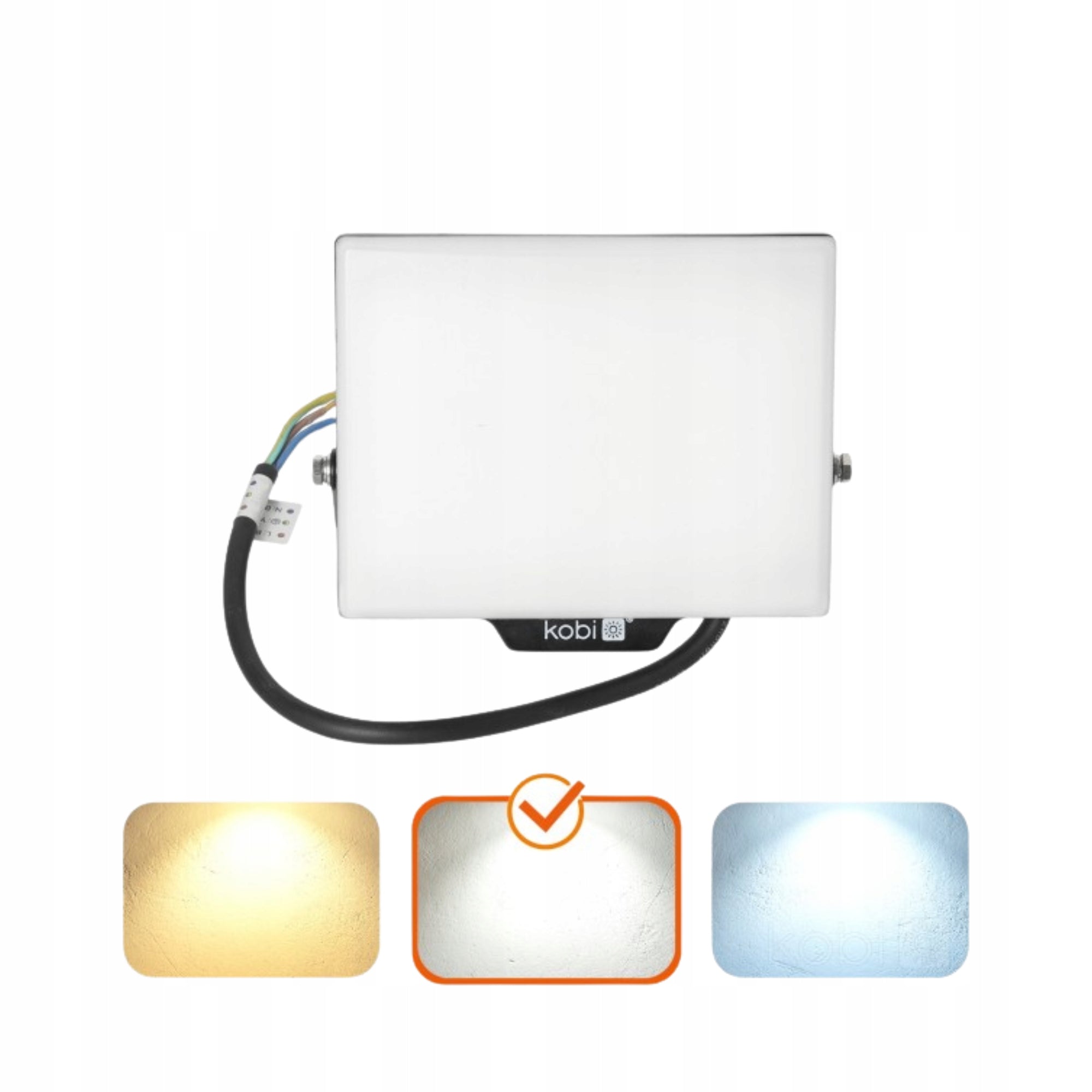 Kobi LED Floodlight DELYO MHN Black for Driveway Facade 30W IP65 004228 Brand Kobi