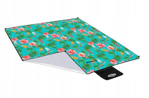 Picknickdecke Nils Camp Kolibri, 200x200 cm, blau 