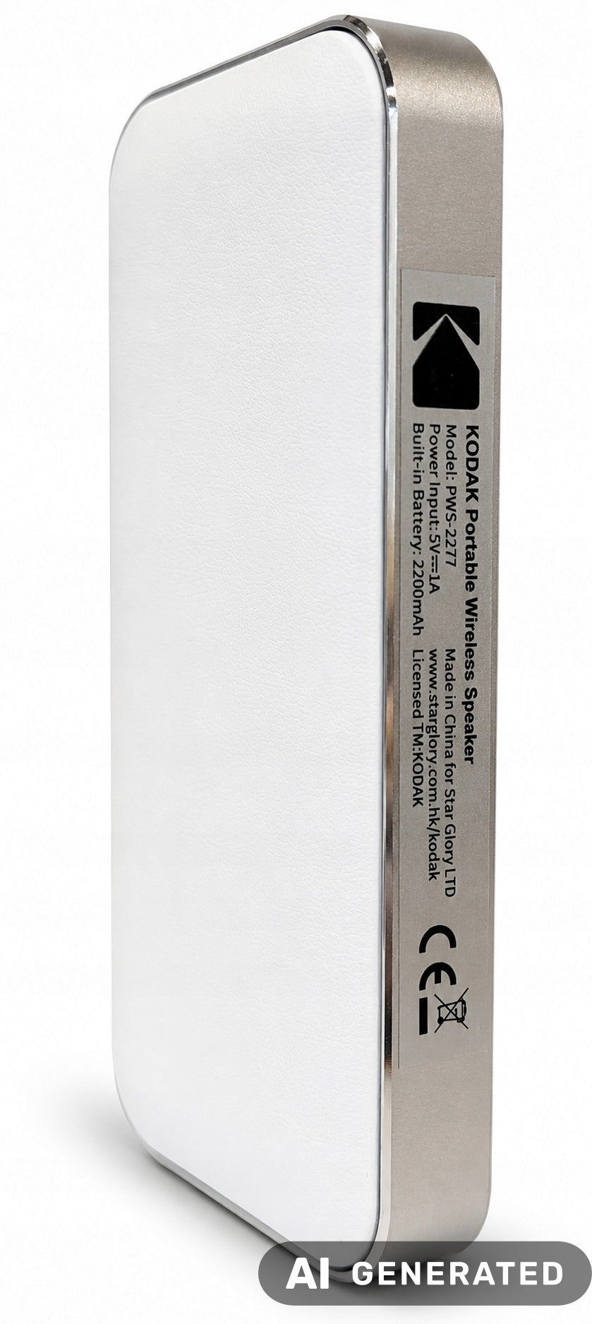 Kodak PWS-2277 – 10W Portable Bluetooth Speaker with Powerbank silver Manufacturer code PWS-2277 SILVER