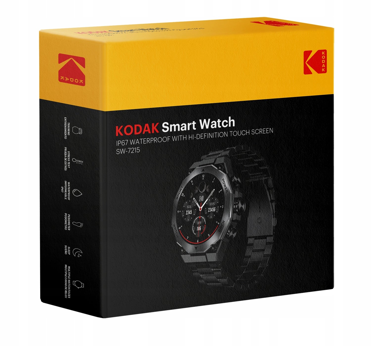 Kodak SW-7215 – Smartwatch 1.43" Full HD IP67 with oxygen and pressure measurement Brand no brand