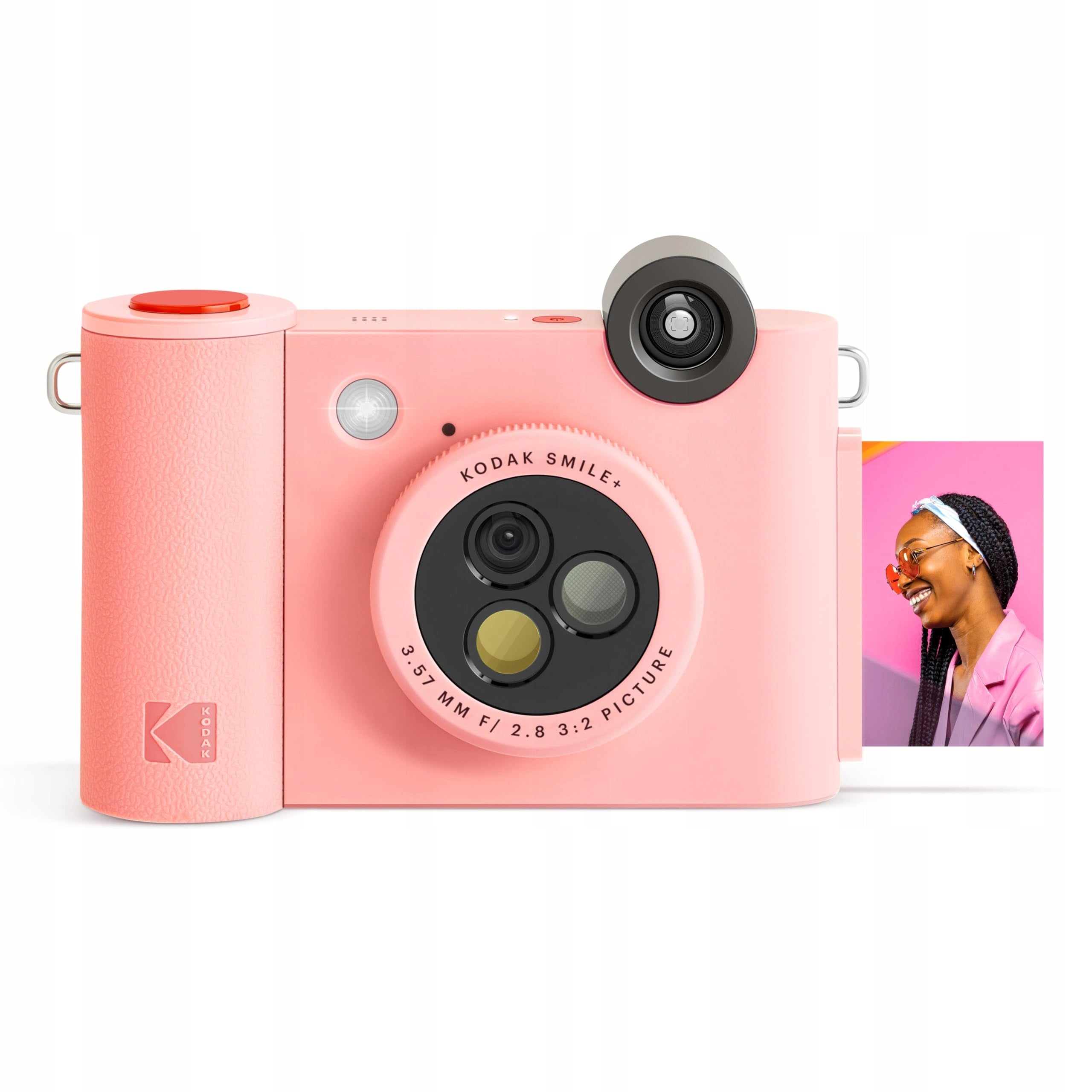 Kodak Smile+ Rodsmpcampk Instant Camera and 5MP Printer Pink