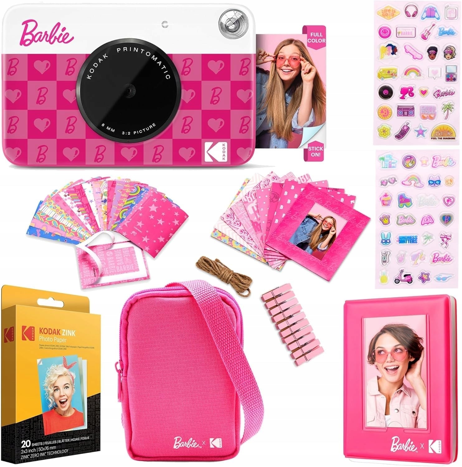 Kodak x Barbie Printomatic Full-Color Instant Print Digital Camera Barbie
