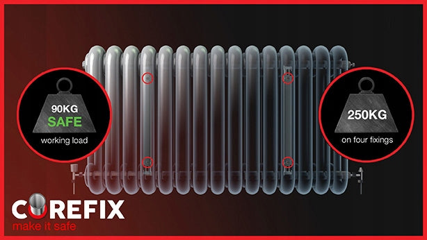 Befestigungsteile Corefix 120 Dot &amp; Dab Wandbefestigung 24 Stk. 