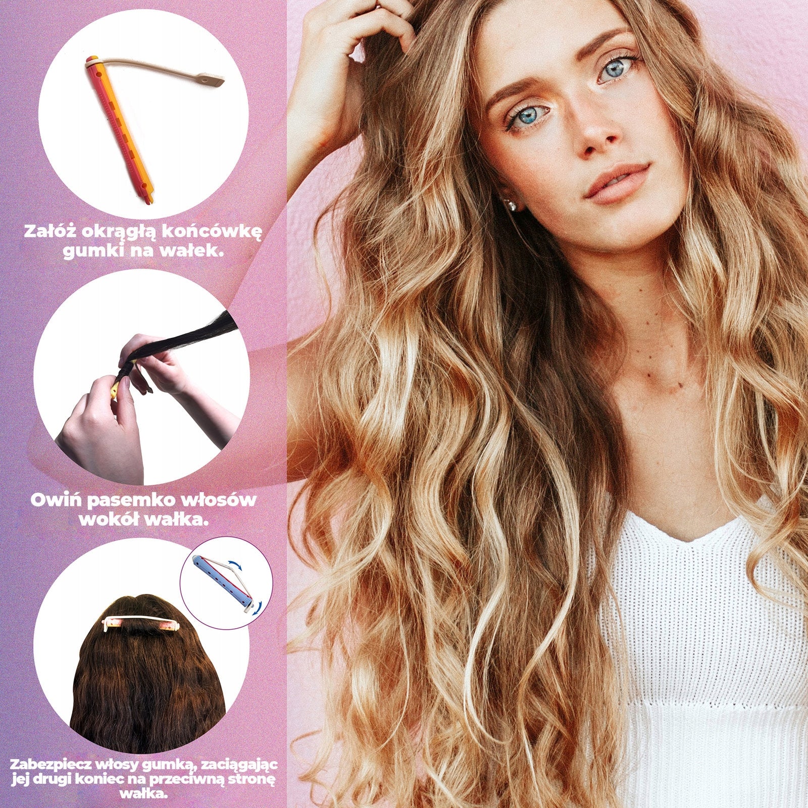 Lockenwickler zum chemischen Locken der Haare, 13 mm 