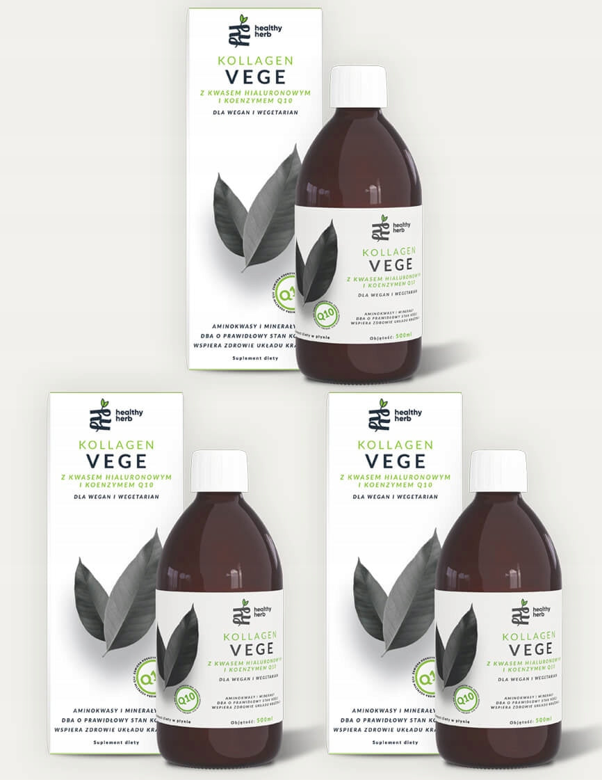 Kollagen VEGE Healthy Herb supplement with coenzyme Q10, hyaluronic acid 3