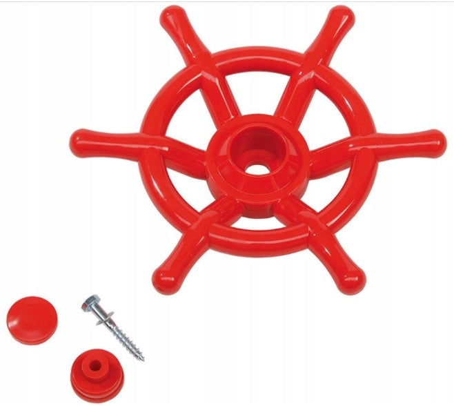 Kapitänsrad für Spielplätze, rot 