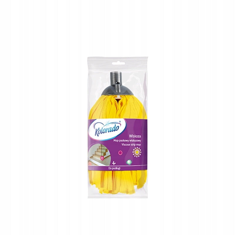 Kolorado strip mop yellow viscose stock 1pc.